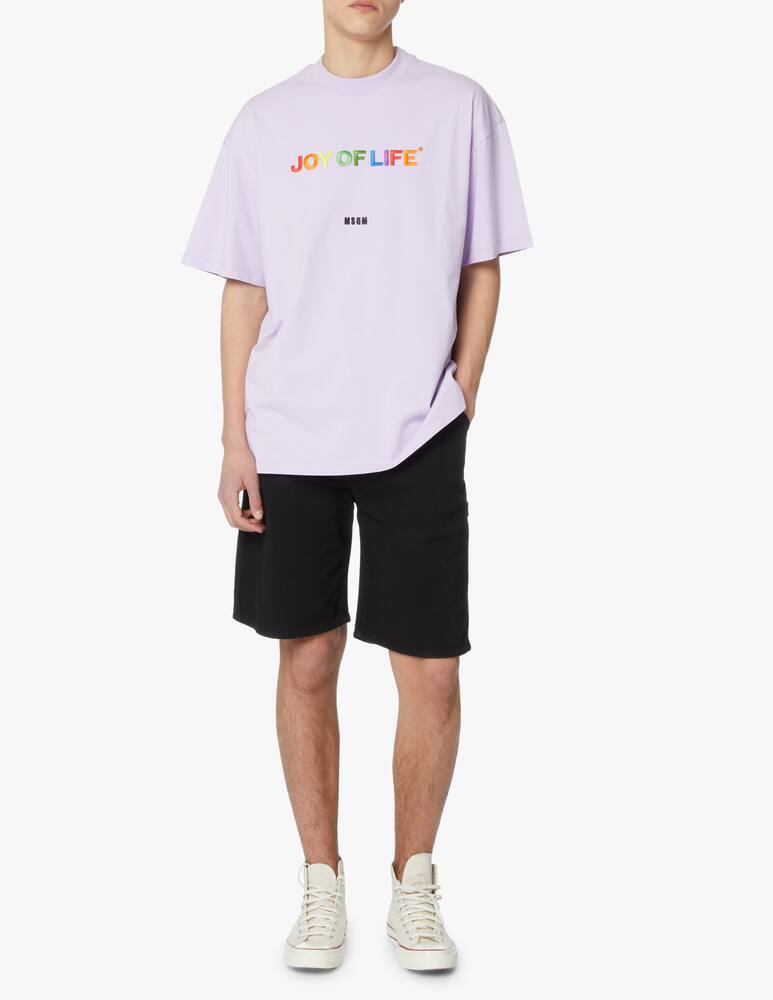 rinascente MSGM Maglietta joy of my life multicolor - viola