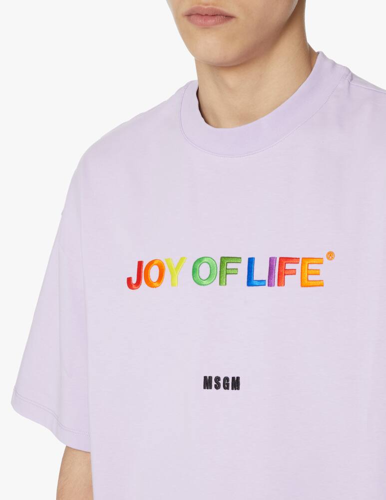 rinascente MSGM Maglietta joy of my life multicolor - viola