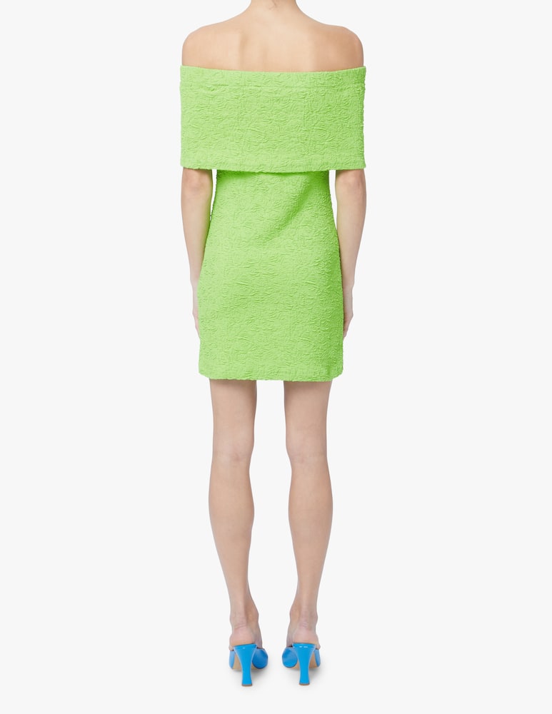 MSGM Cotton blend mini dress - green - picture 3 MSGM Cotton blend mini dress - green - picture 3