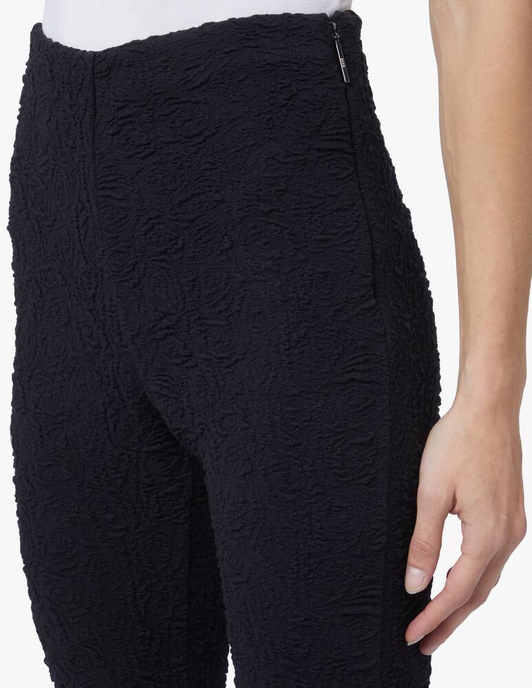 rinascente MSGM High rise flare trousers - black