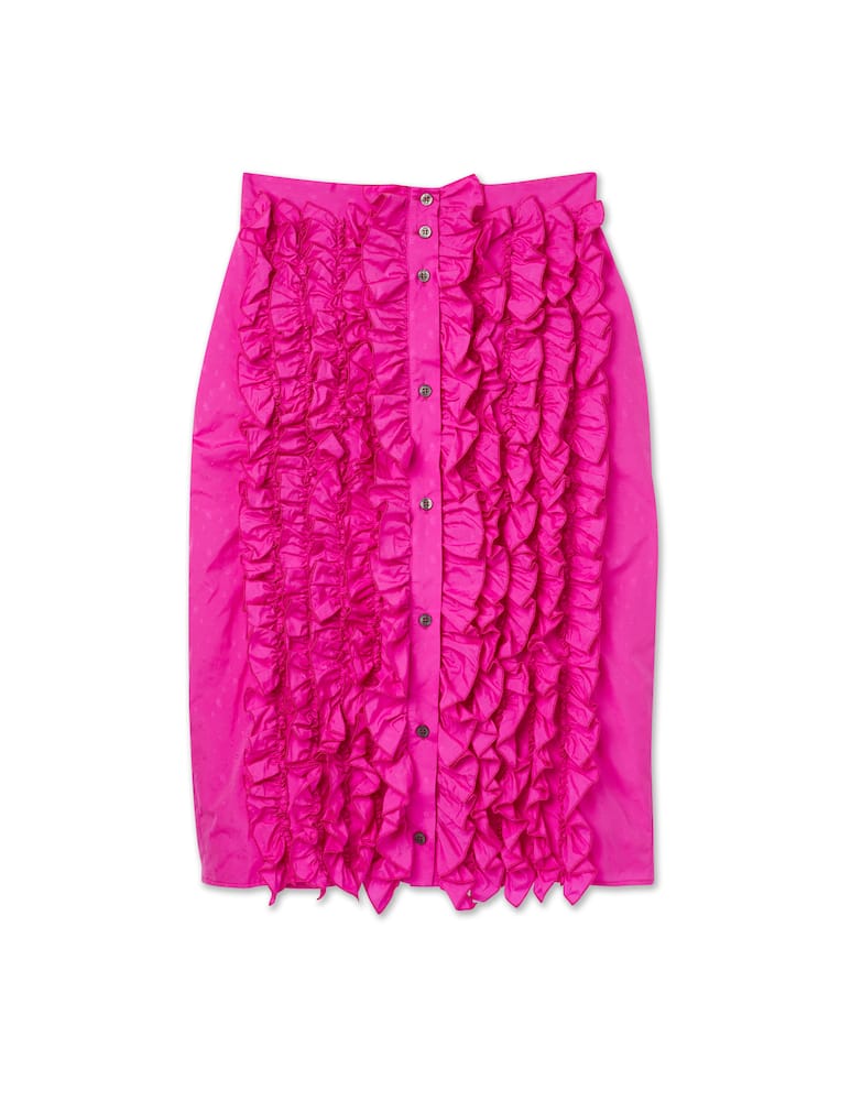 MSGM Midi skirt - pink - picture 5 MSGM Midi skirt - pink - picture 5