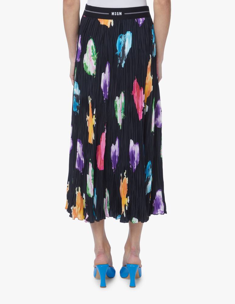 rinascente MSGM Gonna midi plissettata - nero