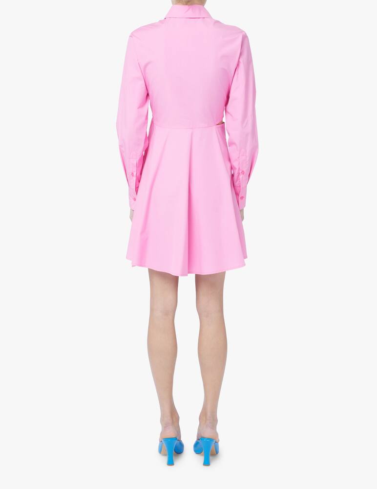 rinascente MSGM Vestito mini con fiocco in vita - rosa