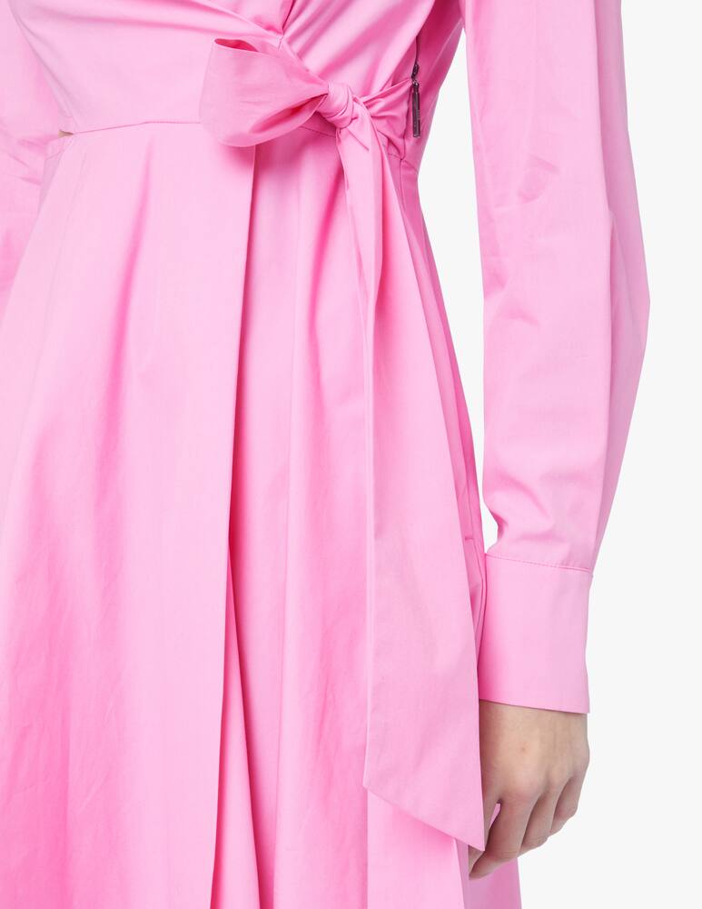 rinascente MSGM Vestito mini con fiocco in vita - rosa