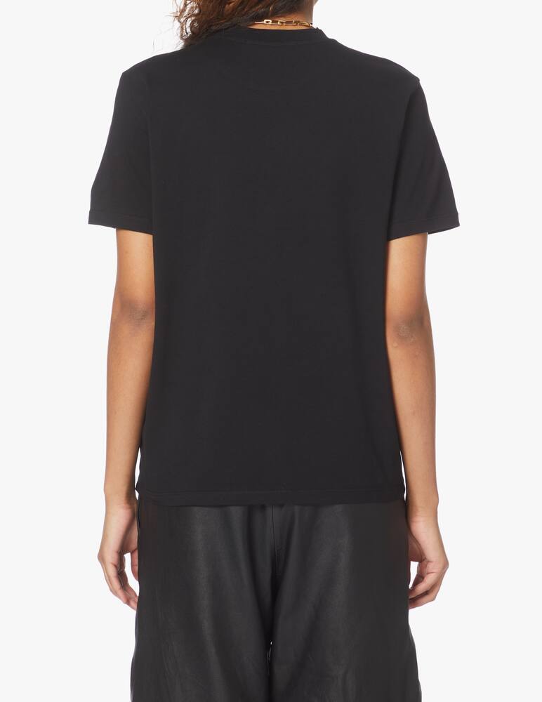rinascente MSGM Cotton t-shirt with logo - black