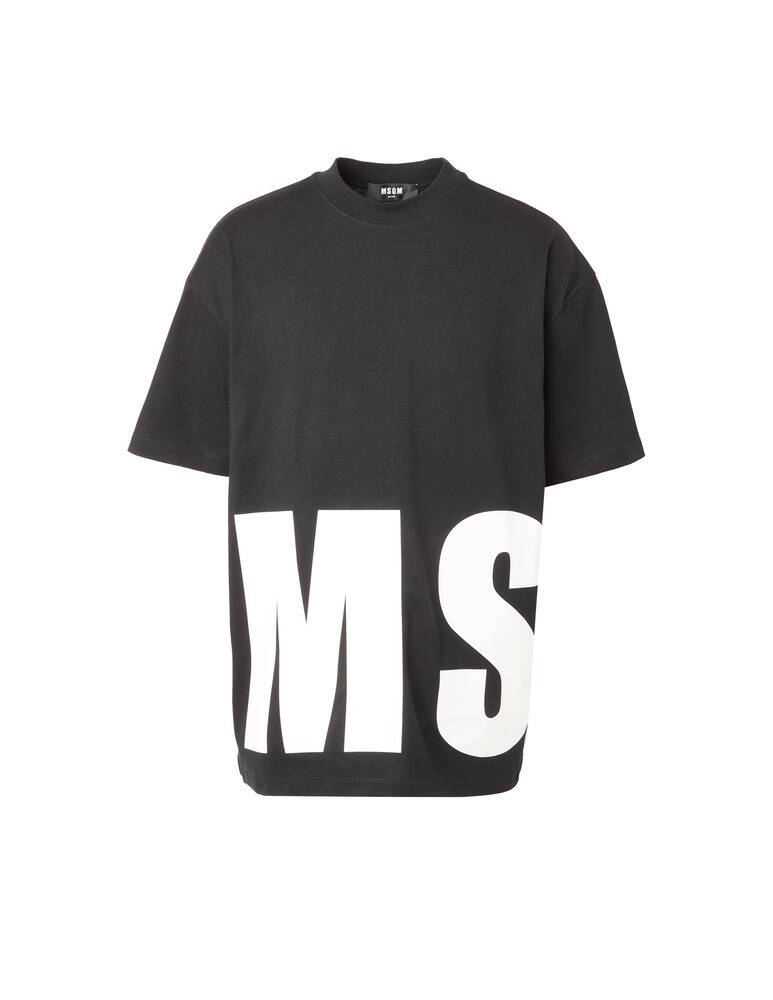 MSGM T-shirt big logo - black - picture 5 MSGM T-shirt big logo - black - picture 5