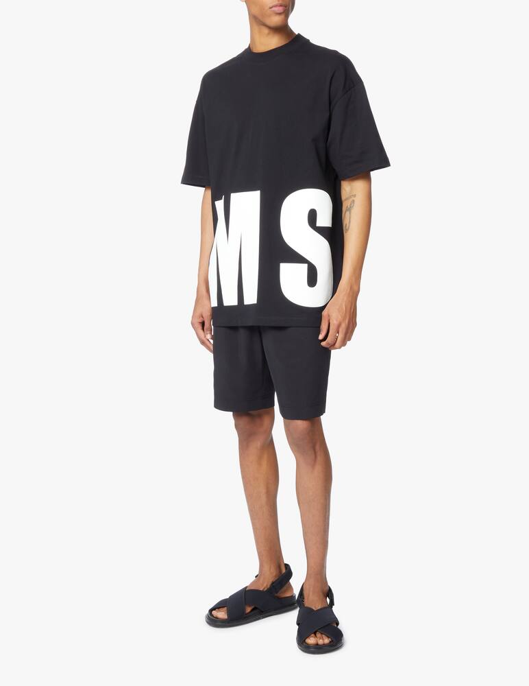 MSGM T-shirt big logo - black - picture 2 MSGM T-shirt big logo - black - picture 2