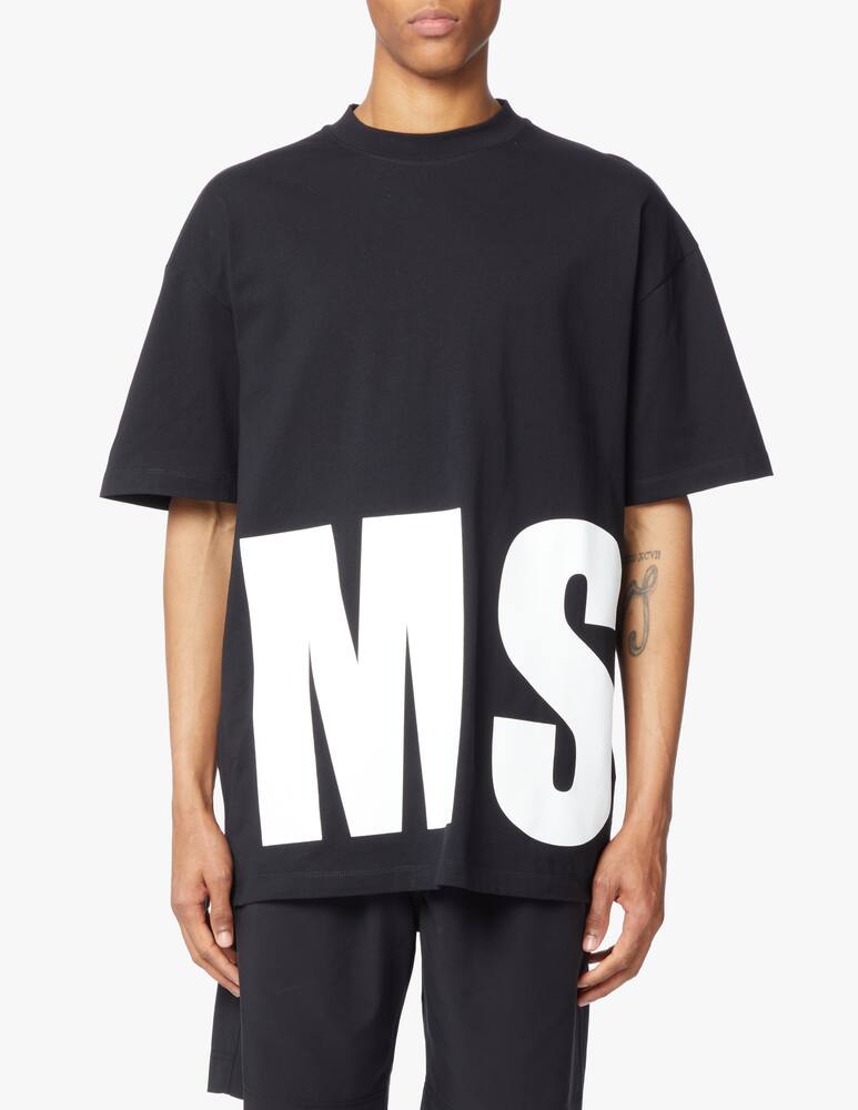 MSGM T-shirt big logo - black - picture 1 MSGM T-shirt big logo - black - picture 1