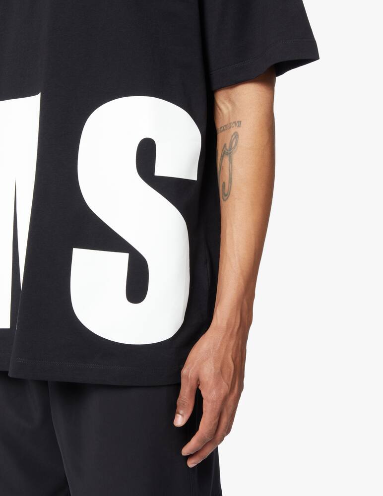 rinascente MSGM T-shirt big logo - black