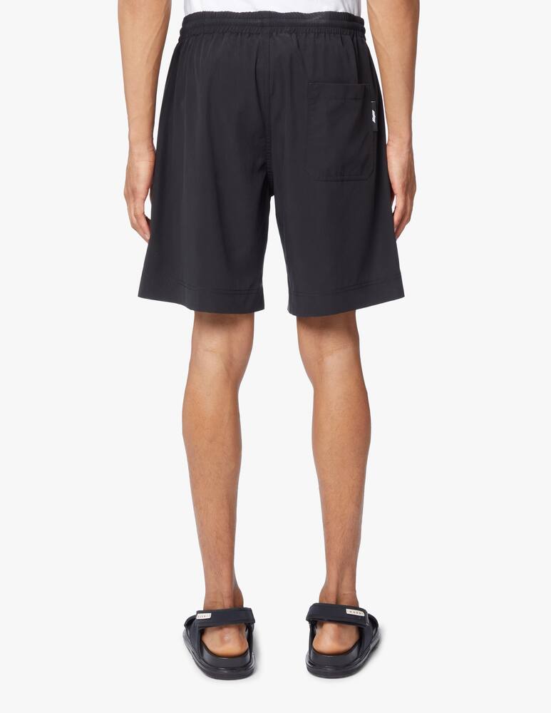 rinascente MSGM Bermuda in viscosa - nero