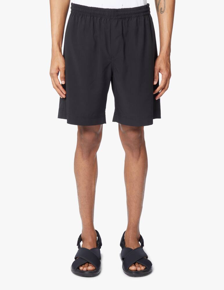 rinascente MSGM Bermuda in viscosa - nero
