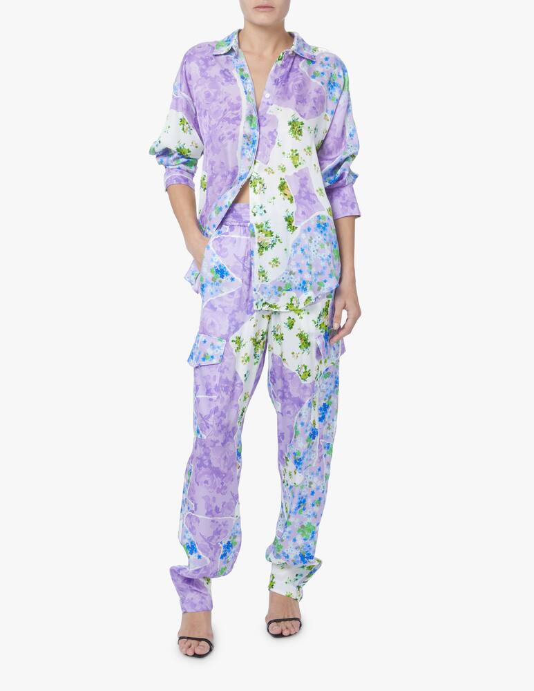 rinascente MSGM Camicia con stampa floreale - lilla