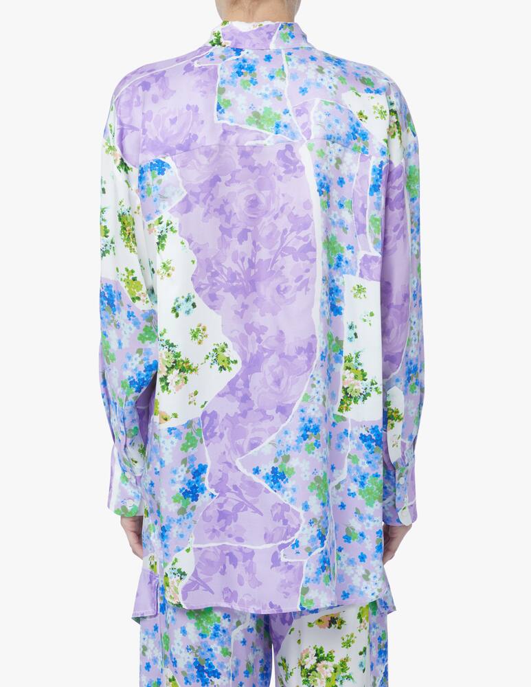 rinascente MSGM Camicia con stampa floreale - lilla
