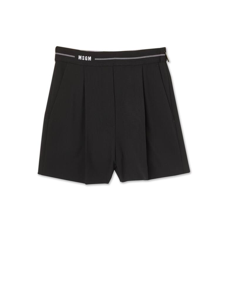 rinascente MSGM Shorts with logo - black