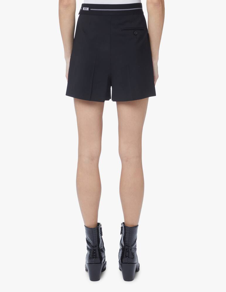 rinascente MSGM Shorts with logo - black