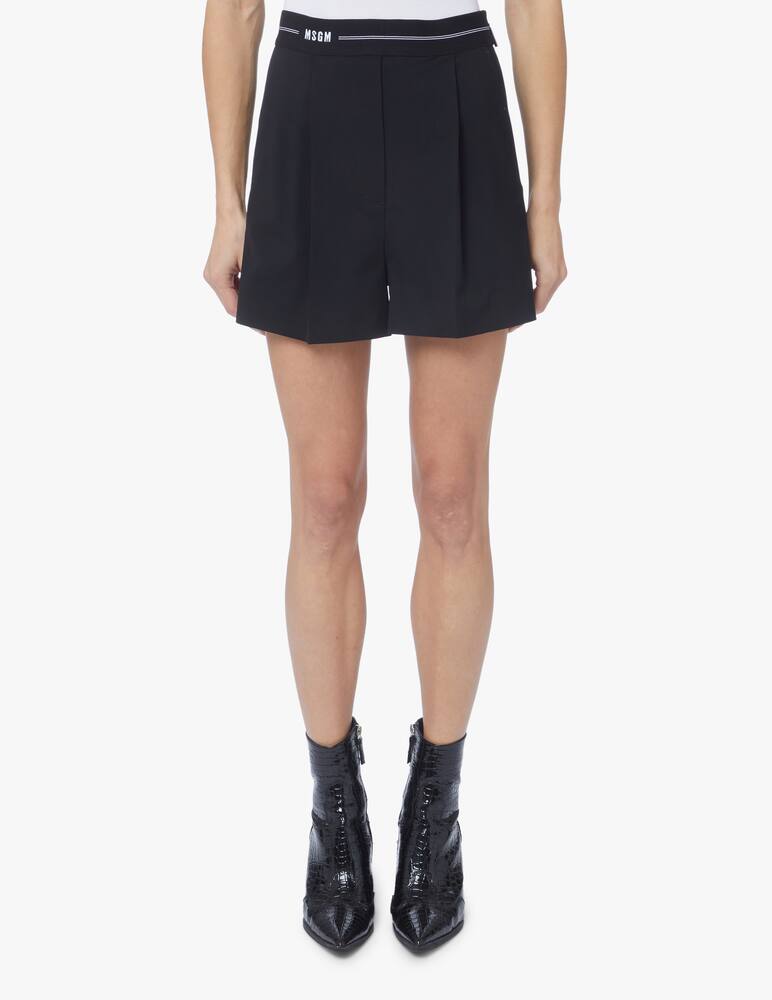 rinascente MSGM Shorts with logo - black