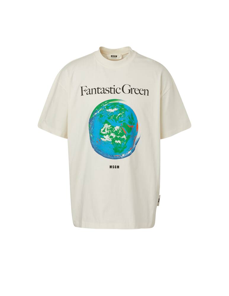 rinascente MSGM Maglietta fantastic green - beige