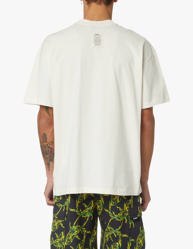 rinascente MSGM Maglietta fantastic green - beige