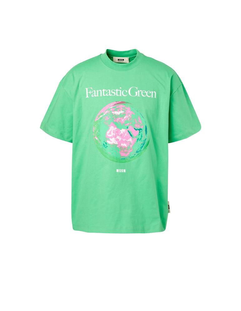 rinascente MSGM T-shirt fantastic green - green