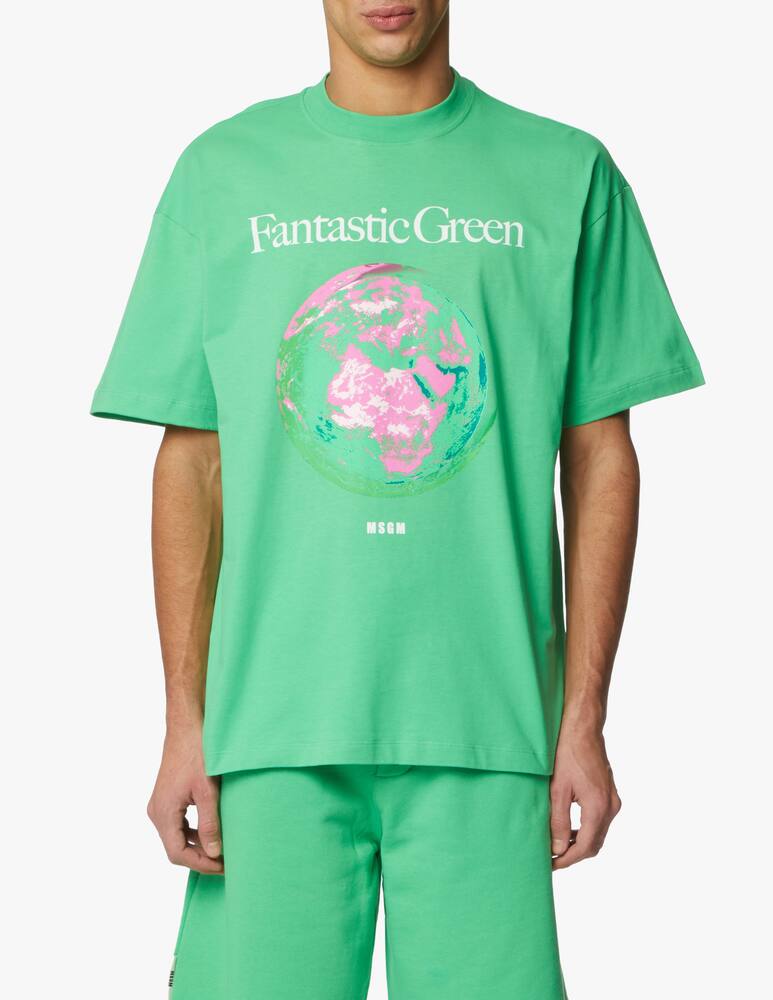 rinascente MSGM T-shirt fantastic green - green