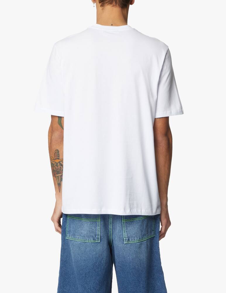 rinascente MSGM T-shirt logo square - white