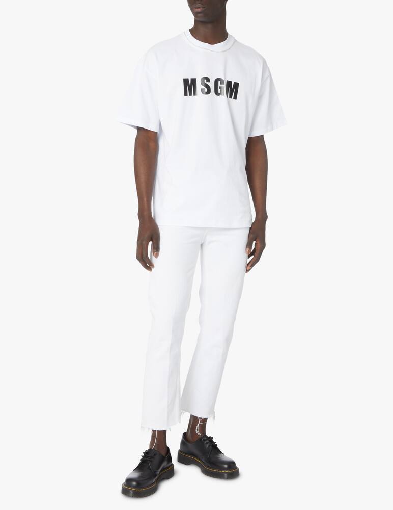 rinascente MSGM T-shirt new logo - white
