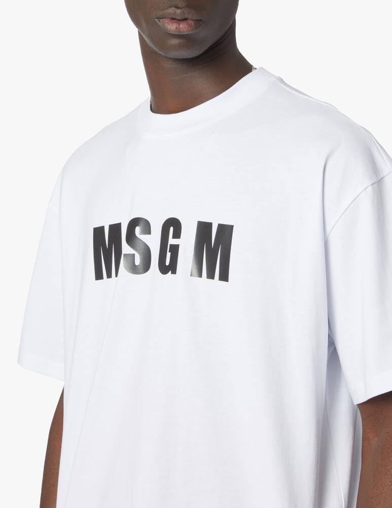 rinascente MSGM T-shirt new logo - white