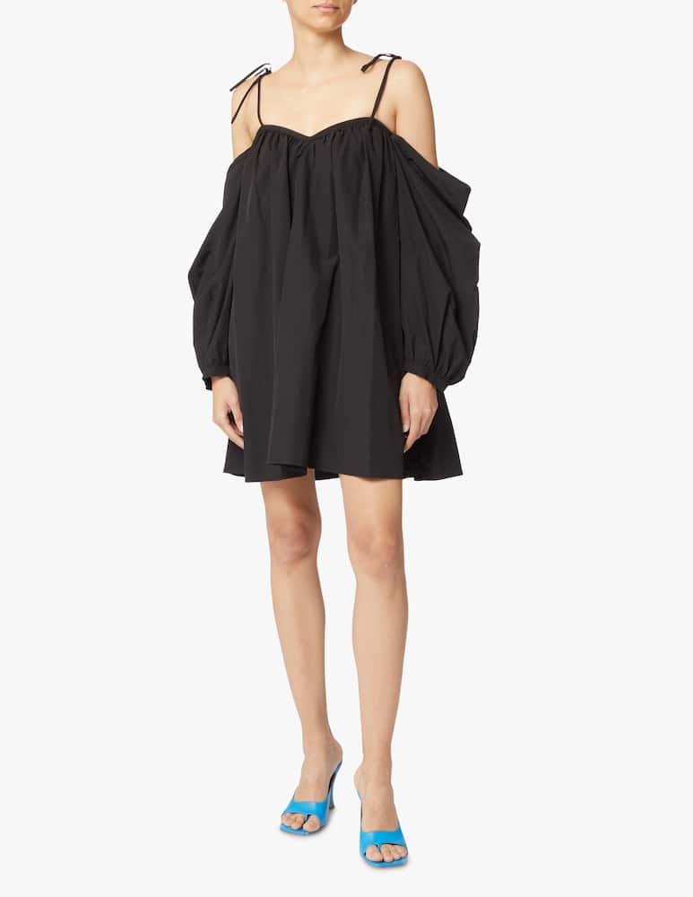 rinascente MSGM Long sleeved mini dress - black