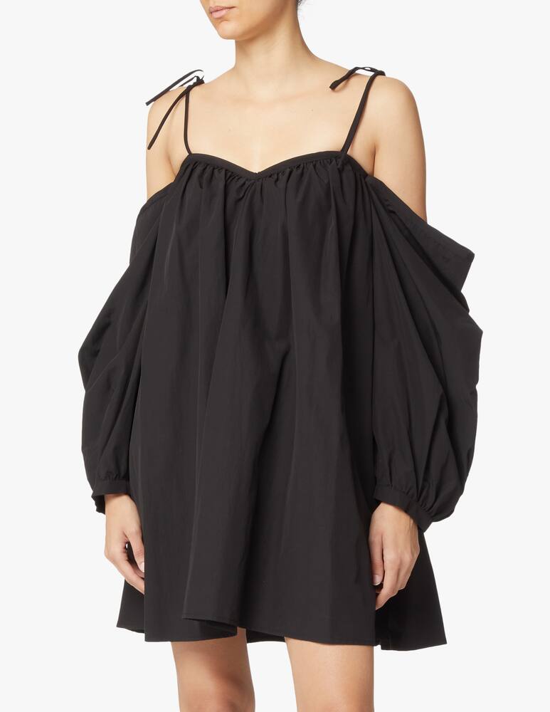 rinascente MSGM Long sleeved mini dress - black