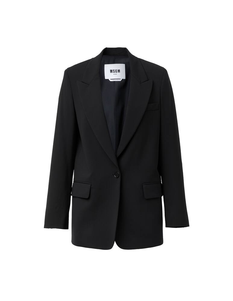 rinascente MSGM Wool blazer - black