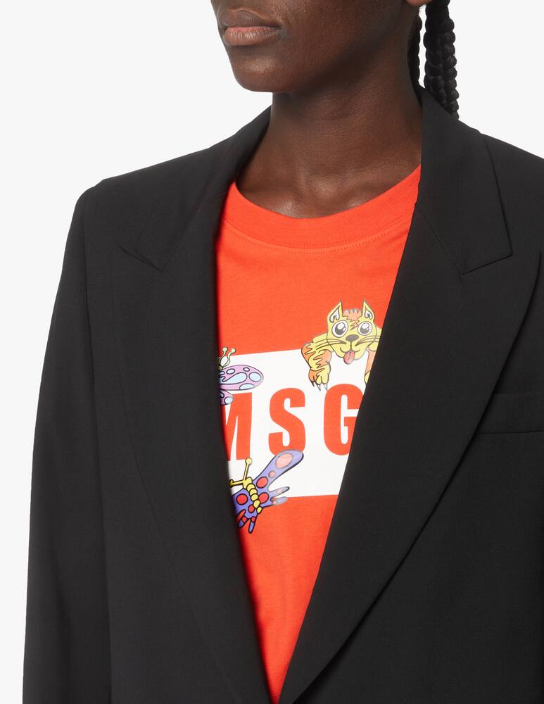 rinascente MSGM Wool blazer - black