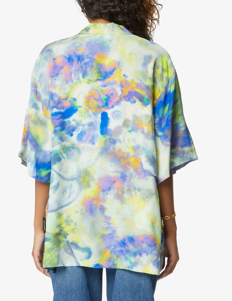 rinascente MSGM Acid tie dye short sleeve shirt - multi