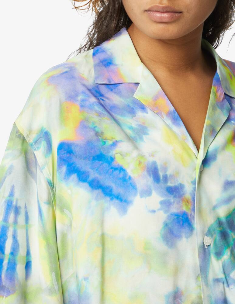 rinascente MSGM Acid tie dye short sleeve shirt - multi