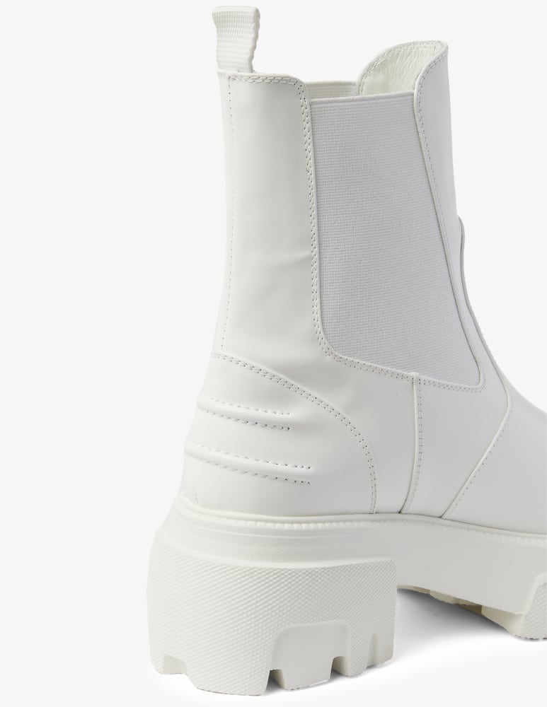 rinascente MSGM Chelsea carro boots - White