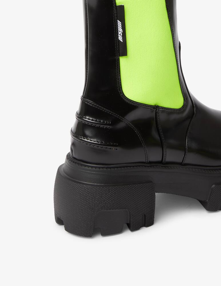 rinascente MSGM Chelsea carro boots - Black