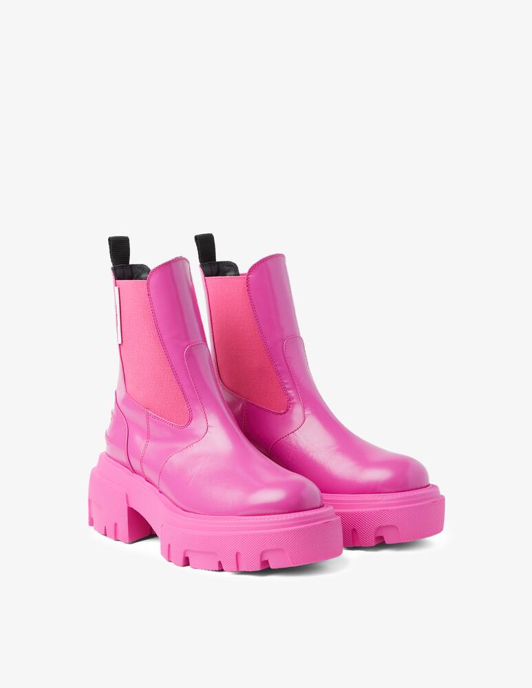 MSGM Stivaletti chelsea carro - Rosa - immagine 3 MSGM Stivaletti chelsea carro - Rosa - immagine 3