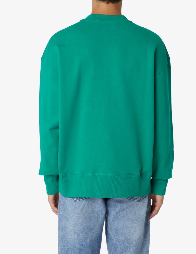 rinascente MSGM Felpa girocollo con logo - Verde