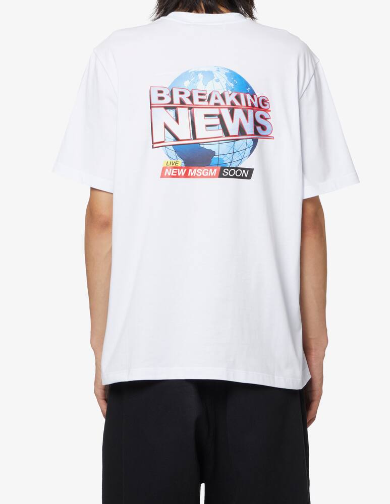 rinascente MSGM Maglietta di cotone - Bianco