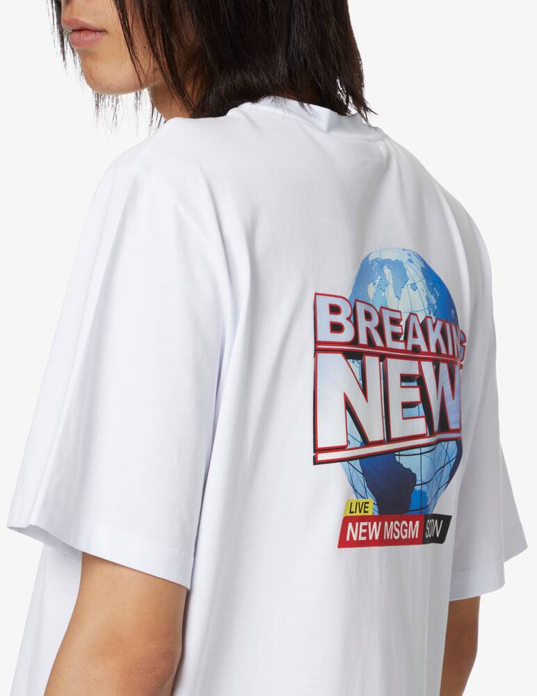 rinascente MSGM Maglietta di cotone - Bianco