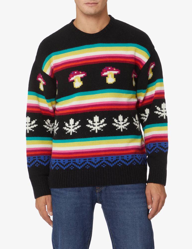 rinascente MSGM Mushrooms jumper - Black