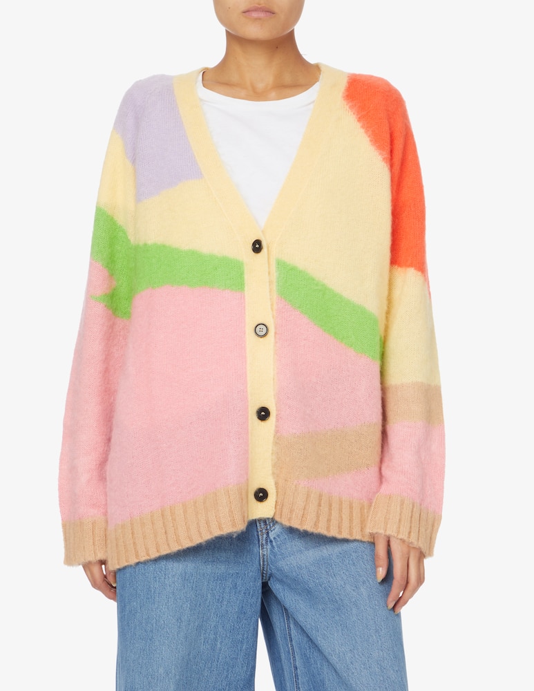 MSGM Cardigan in misto lana - Rosa - immagine 1 MSGM Cardigan in misto lana - Rosa - immagine 1