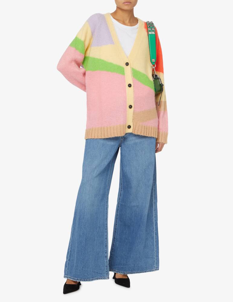 MSGM Cardigan in misto lana - Rosa - immagine 2 MSGM Cardigan in misto lana - Rosa - immagine 2