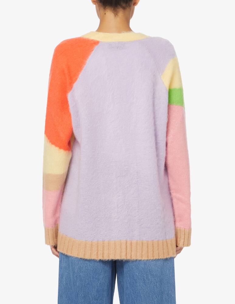 MSGM Cardigan in misto lana - Rosa - immagine 3 MSGM Cardigan in misto lana - Rosa - immagine 3