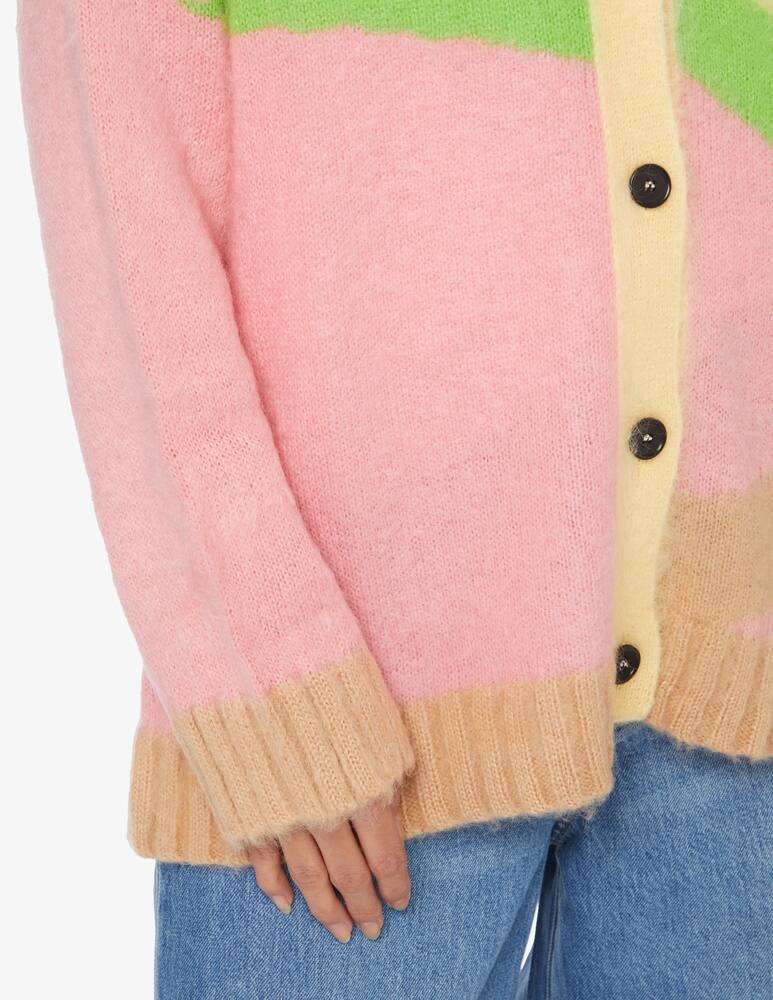 MSGM Cardigan in misto lana - Rosa - immagine 4 MSGM Cardigan in misto lana - Rosa - immagine 4