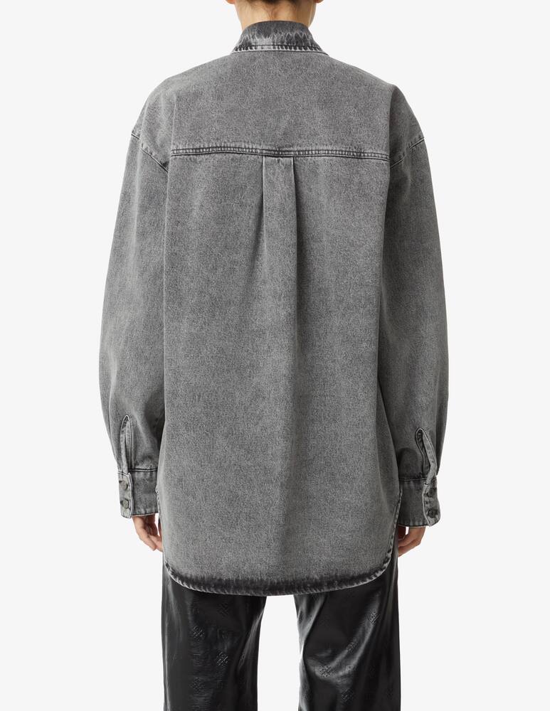 MSGM Crystal denim shirt - Grey - picture 3 MSGM Crystal denim shirt - Grey - picture 3