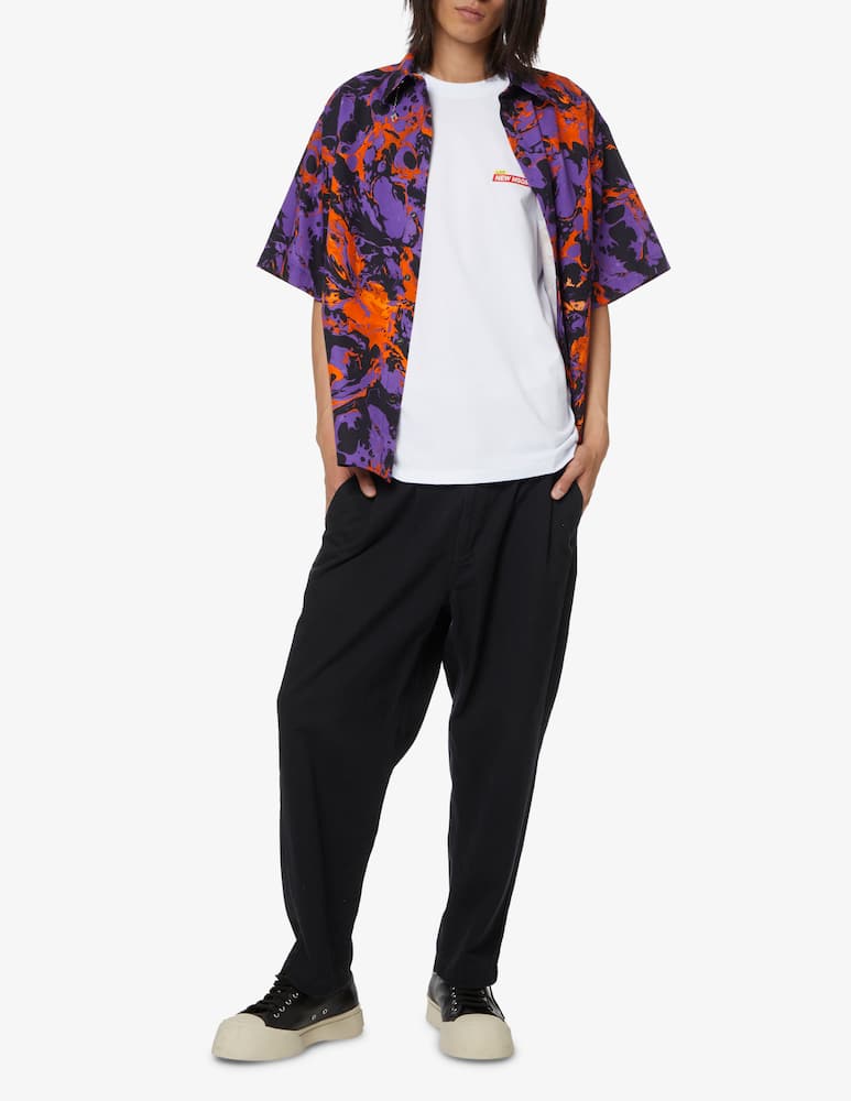 rinascente MSGM Camicia maniche corte con stampa - Multicolor