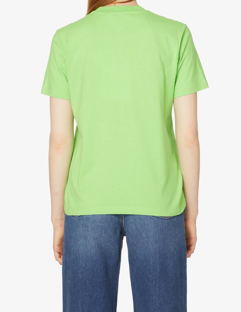 rinascente MSGM Cotton mini logo t-shirt - Green