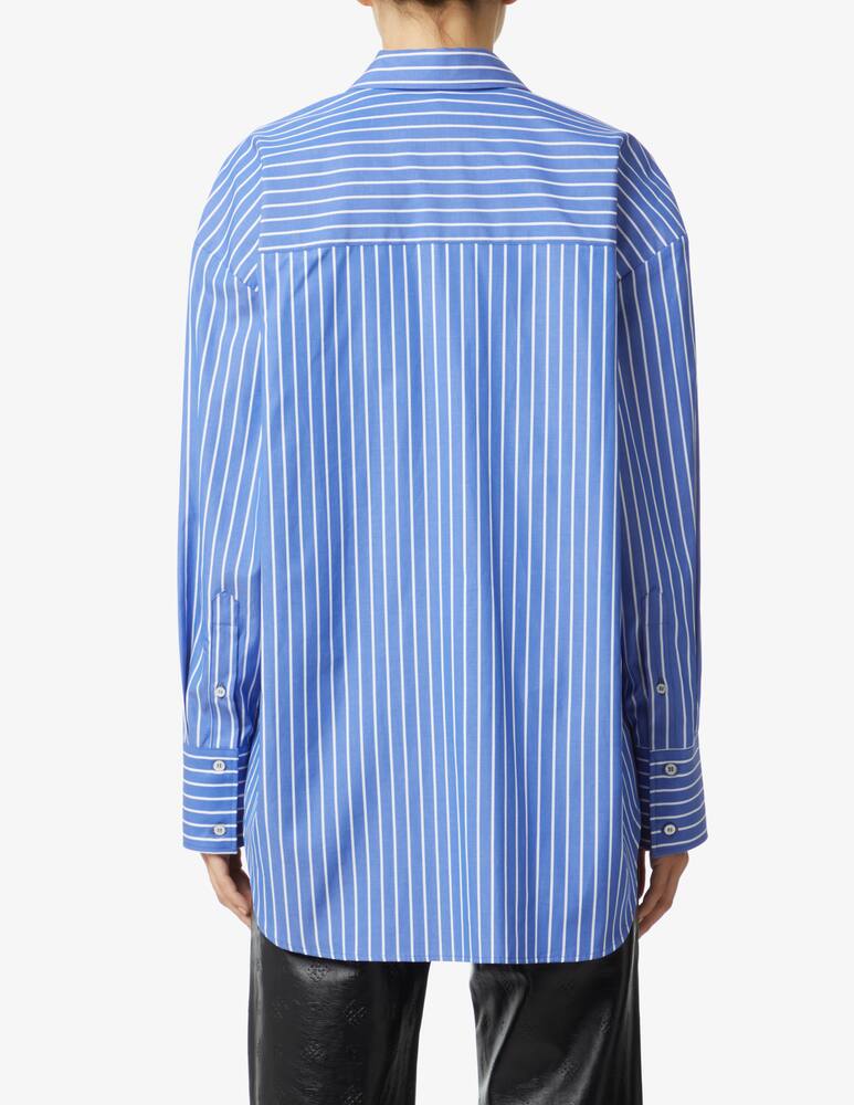 rinascente MSGM Striped butterfly shirt - Blue