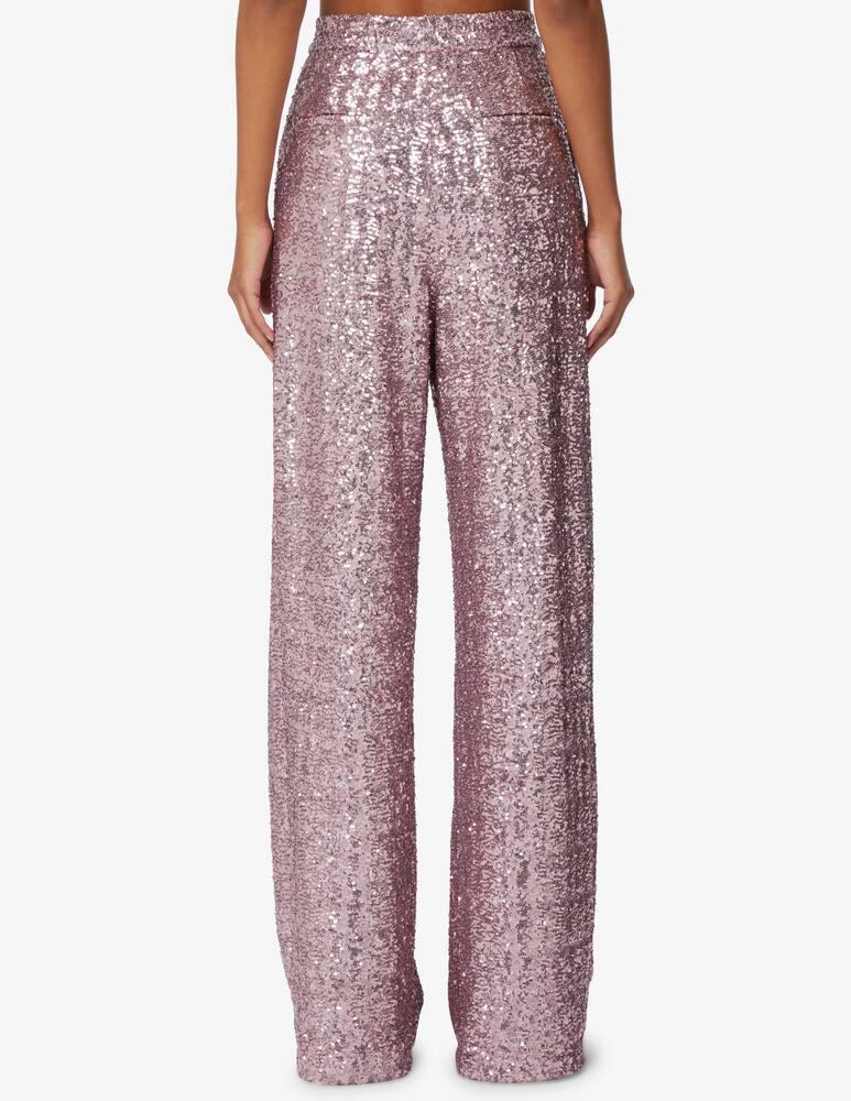 rinascente MSGM Palazzo trousers with sequins - Pink