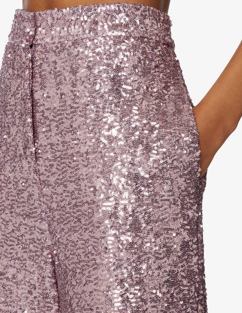 rinascente MSGM Palazzo trousers with sequins - Pink